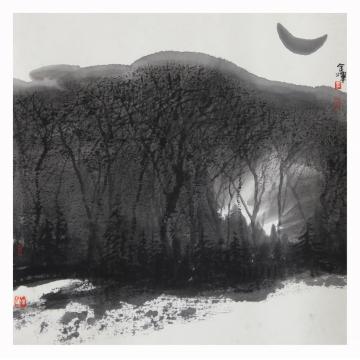李金辉国画山水无题字画之家