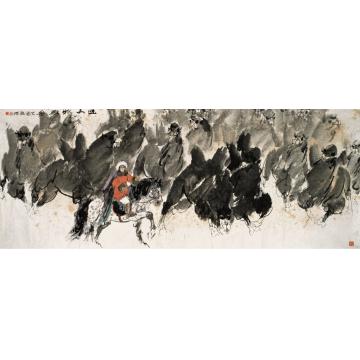 武海成国画人物山丹牧歌字画之家