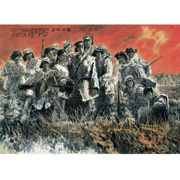 武海成国画人物铁衣祁连字画之家