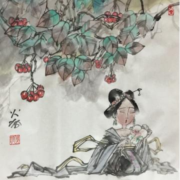 李宪刚国画人物无题字画之家