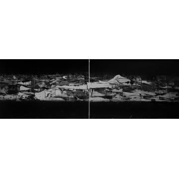何伟油画风景《寂境》字画之家