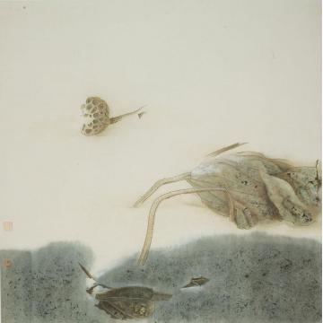 陈福春国画花鸟春风乍起字画之家