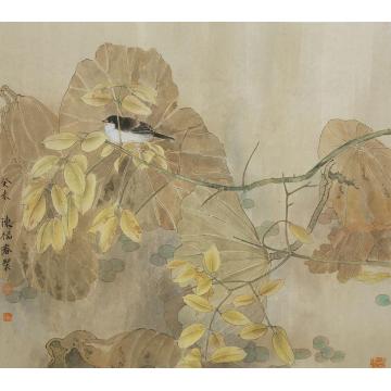 陈福春国画花鸟秋叶如花字画之家