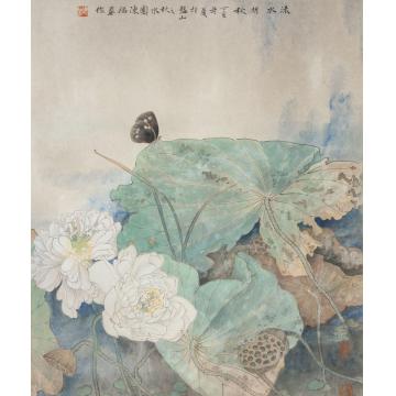 陈福春国画花鸟淥水明秋字画之家