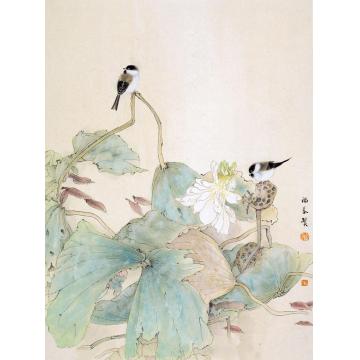 陈福春国画花鸟晚香字画之家