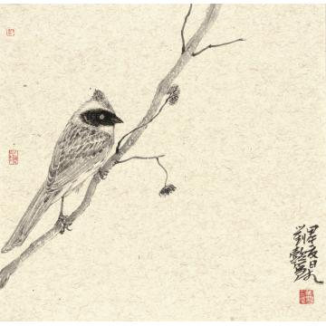 刘懿国画花鸟似曾相识·趣之一字画之家
