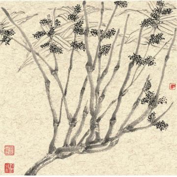 刘懿国画花鸟似曾相识·逸之三字画之家