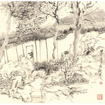 刘懿国画山水藕园西园字画之家