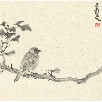 刘懿国画花鸟似曾相识·趣之六字画之家