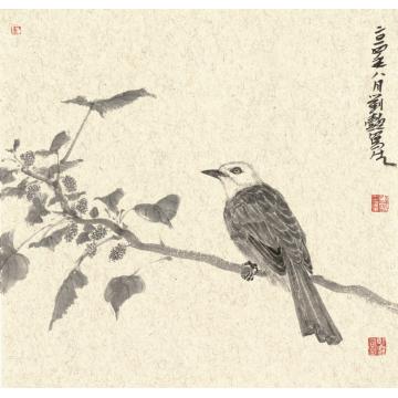 刘懿国画花鸟似曾相识·趣之八字画之家