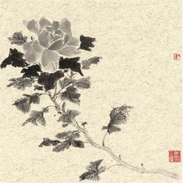 刘懿国画花鸟似曾相识·逸之六字画之家