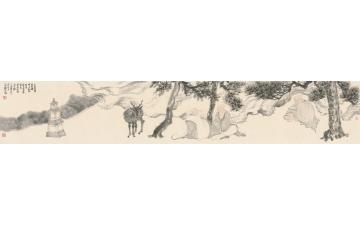刘懿国画人物丛林高逸之十六字画之家