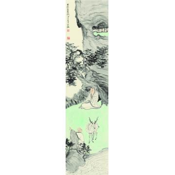 刘懿国画人物丛林高逸之十三字画之家