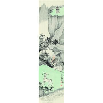 刘懿国画人物丛林高逸之十字画之家