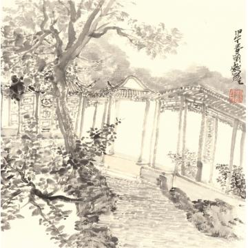 刘懿国画山水藕园字画之家