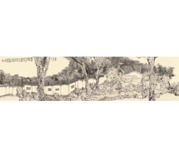 刘懿国画山水藕园西苑字画之家