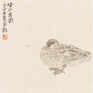 刘懿国画花鸟写生册之五字画之家