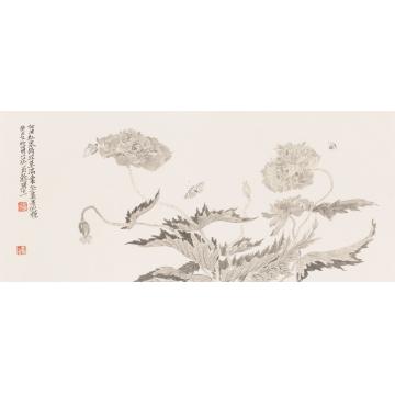 刘懿国画花鸟舍形悦影之一字画之家