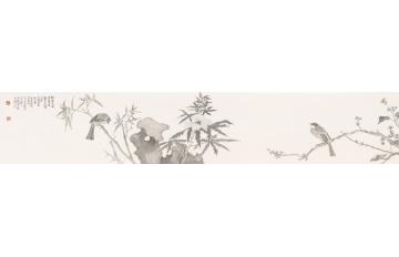 刘懿国画花鸟舍形悦影之五字画之家