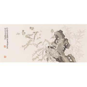 刘懿国画花鸟舍形悦影之三字画之家