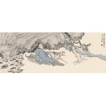 刘懿国画人物丛林高逸之二十一字画之家