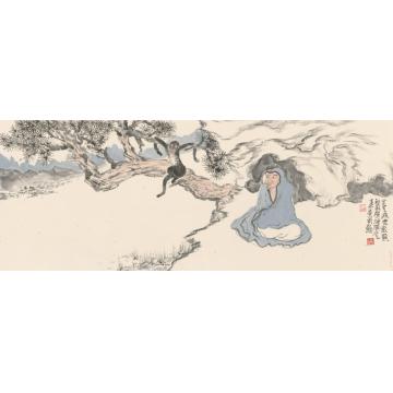 刘懿国画人物丛林高逸之二十二字画之家