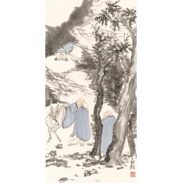 刘懿国画人物丛林高逸之三十三字画之家
