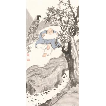 刘懿国画人物丛林高逸之二十六字画之家