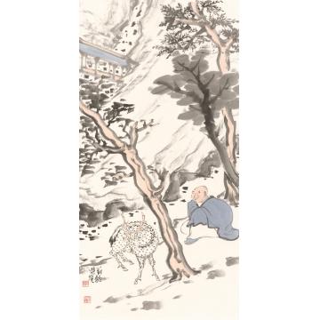 刘懿国画人物丛林高逸之二十八字画之家