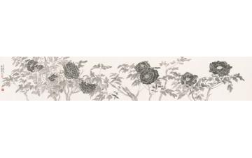 刘懿国画花鸟以形索影之八字画之家