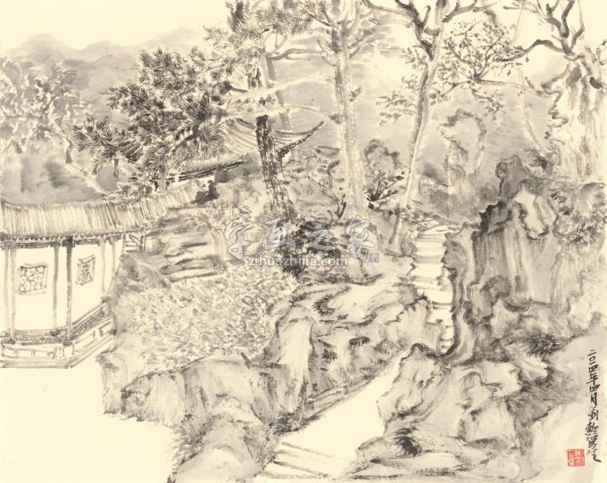 国画家刘懿字画之家
