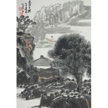 李宗伟国画山水道法自然字画之家