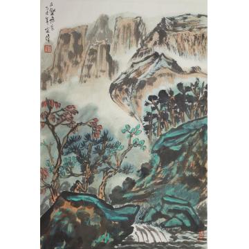 李宗伟国画山水丘壑无言字画之家