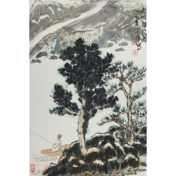 李宗伟国画山水老树新风字画之家
