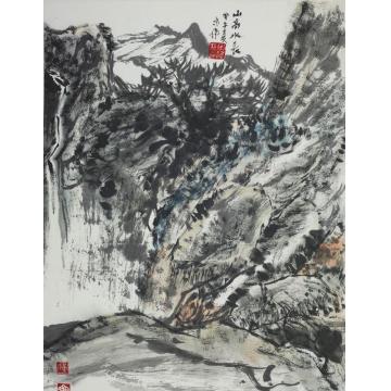 李宗伟国画山水山高水长字画之家