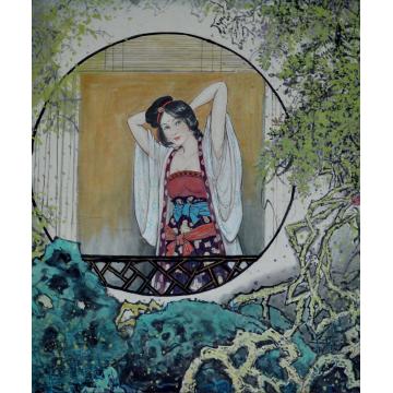 夏培民国画人物仕女字画之家