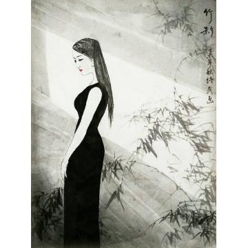 夏培民国画人物人物字画之家