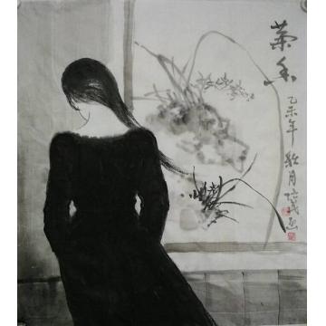 夏培民国画人物人物字画之家