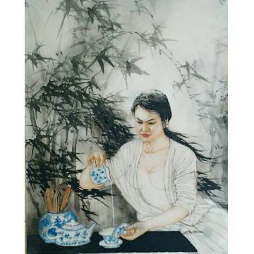 夏培民国画人物人物字画之家