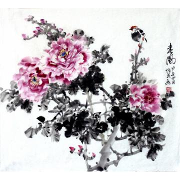 夏培民国画花鸟春浓字画之家