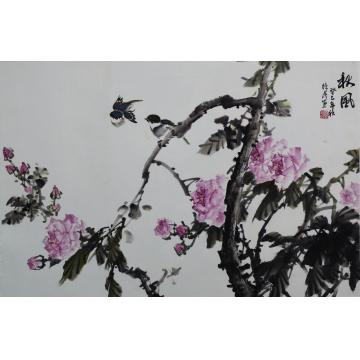 夏培民国画花鸟月季字画之家