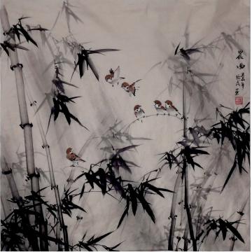 夏培民国画花鸟晨曲字画之家