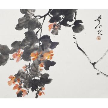 李文亮国画花鸟信笔遣兴字画之家