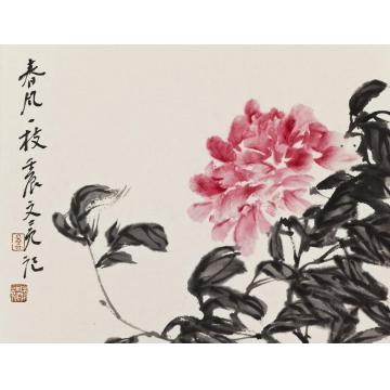 李文亮国画花鸟信笔遣兴字画之家
