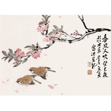 李文亮国画花鸟信笔遣兴字画之家