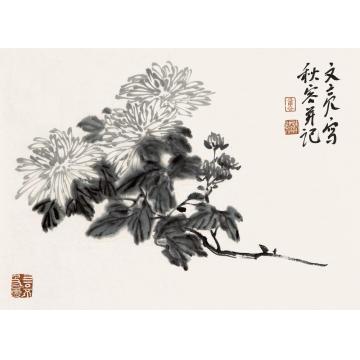 李文亮国画花鸟信笔遣兴字画之家