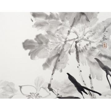 李文亮国画花鸟信笔遣兴字画之家