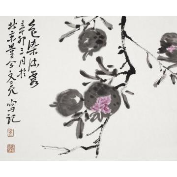 李文亮国画花鸟信笔遣兴字画之家