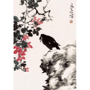 李文亮国画花鸟信笔遣兴字画之家