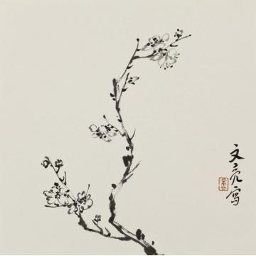 李文亮国画花鸟信笔遣兴字画之家